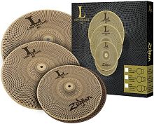 ZILDJIAN LV468 L80 Low Volume 14” HiHat/16” Crash/18” Crash Ride Box Set